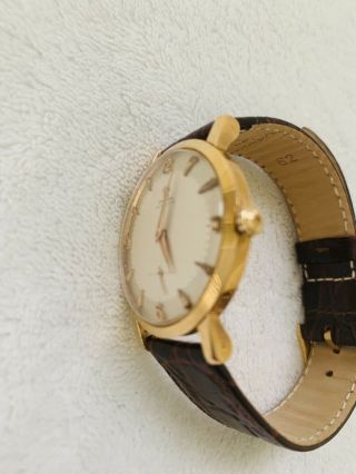 Vintage Omega Rose Gold Wrist Watch engraved 1962 7