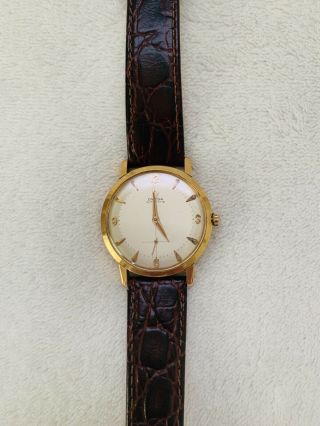 Vintage Omega Rose Gold Wrist Watch engraved 1962 9
