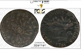 1786 Vermontensium (pcgs Vf Details Secure) Rare Coin From Harmon’s