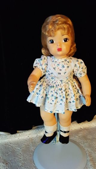 Vtg.  16 " Terri Lee Jointed Doll - No Retouch - 1950 