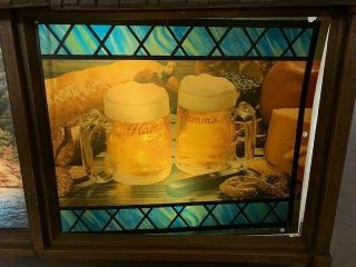 Vintage Hamm ' s Advertising Beer Scene O Rama Motion Ripple Sign Light 5.  4 ' RARE 4