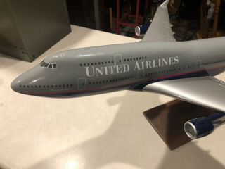 RARE PACMIN United Airlines Boeing 747 - 400 TULIP Livery 1:100 8