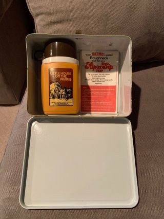 ULTRA RARE LITTLE HOUSE ON THE PRAIRIE METAL LUNCHBOX w/ THERMOS 1978 10