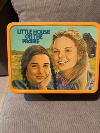 ULTRA RARE LITTLE HOUSE ON THE PRAIRIE METAL LUNCHBOX w/ THERMOS 1978 3