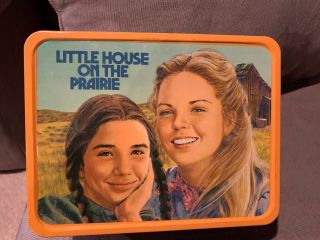 ULTRA RARE LITTLE HOUSE ON THE PRAIRIE METAL LUNCHBOX w/ THERMOS 1978 4