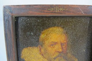 Antique 1600 ' s 17th C Old Master ' s Oil on Copper Painting Portrait Gentleman yqz 7