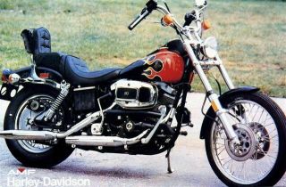 Vintage Harley Davidson Wide Glide FXWG Seat RARE $100 3