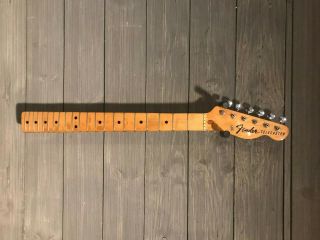 Vintage 1972 Fender Telecaster Maple Tele Neck,  Tuners Guitar 1972 Maple