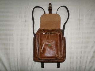 NWT Patricia Nash ABERDEEN Knapsack Backpack Distressed Vintage Leather Cognac 8