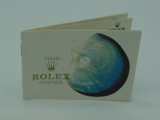 Vintage Your Rolex Oyster Booklet 1977