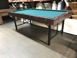 antique brunswick pool table.  Delivery and Assembly Available to NYC and NJ. 2