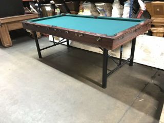 antique brunswick pool table.  Delivery and Assembly Available to NYC and NJ. 3
