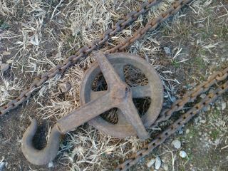 Vintage Old Chain Hoist 2 ton 414C2 413 - 2 411C2 412M2 4