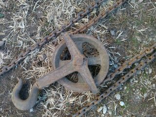 Vintage Old Chain Hoist 2 ton 414C2 413 - 2 411C2 412M2 5