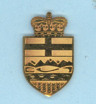 Badge For The Aid De Camp To The Lt Governor Of Alberta (worn By Military)