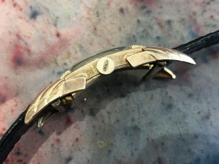Vintage Gruen Curvex Driver Bat Wings Men ' s wristwatch very rare Art deco 8