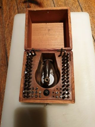 Vintage Boley Watchmakers Staking Tool Set.