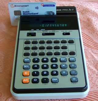 Vtg Rare Casio Pro Fx - 1 Scientific Programmable Calculator (no 502 602 201p)