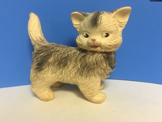 Vintage Edward Mobley Co.  Squeaky Rubber Kitty Cat Kitten Toy Arrow Rubber Co