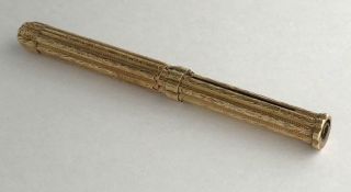 ANTIQUE 14K YELLOW GOLD MECHANICAL PENCIL 7