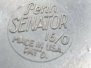 Vintage Penn 16/0 Senator No.  118 Big Game Reel Just Restored 12
