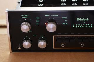 McIntosh C28 Stereo Preamplifier - Phono Stage - Vintage Audiophile Classic 3
