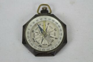 Vintage Taylor Boy Scouts Bsa Bar Needle Compass Hiking Gear Bakelite