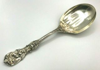 Reed & Barton Francis I Sterling Silver Solid Salad Serving Spoon 9 - 1/2 " 139.  7g