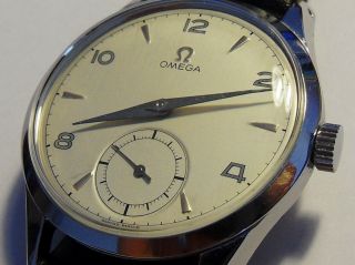 Rare Vintage Omega Ω Cal.  266 Great Silver White Dial 35mm Case Swiss Men 