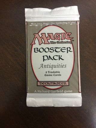Antiquities Booster Pack - Wizards Of The Coast Magic The Gathering Mtg -