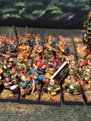 Warhammer Fantasy Army Halflings,  Rare,  Oop,  Pro Painted