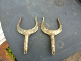 Vintage Solid Brass - Bronze Wilcox Crittenden 1,  Oar Locks