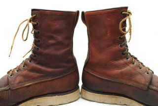 Vintage 70 ' s RED WING Irish Setter Sport Boot Outdoor Hunting Work Boots 10.  5 E 5