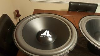 Jl Audio 18w3v1 pair RARE 18 inch subs USA made 3