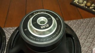 Jl Audio 18w3v1 pair RARE 18 inch subs USA made 4