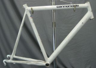 Vintage Cannondale Road Bike Frame Aluminum 58cm L 11/15/1988 Usa Made Charity