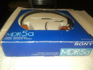 Sony Mdr - 5a Headphones 1980 Star - Lord Guardians Of The Galaxy Very Rare