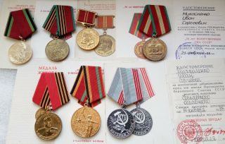 Mikhailenko Set Ww2 Ww Ii Ussr Soviet Russian Military Medal