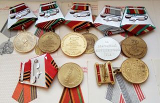 Mikhailenko Set WW2 WW II USSR Soviet Russian Military Medal 5