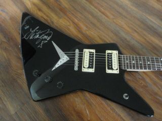 Lita Ford Signed The Runaways Guitar Autographed Rare Rock Legend Sexy Dean