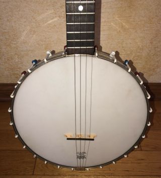Antique Luscomb 5 String Banjo " Stamped August 28th 1888 Restored Mccabes