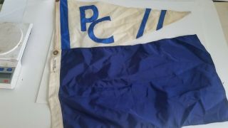 VINTAGE Nautical Signal Flags Plus One PC Flag Nylon Boat Maritime 5