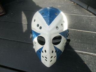 Awesome Vintage Jr Jacques Plante Fiber Sport Hockey Goalie Face Mask