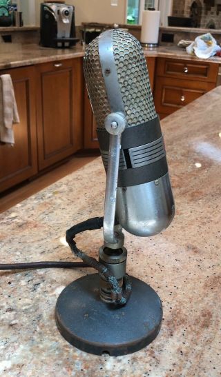 Rare Vintage RCA 77 - DX Polydirectional Ribbon Microphone - Chrome 7