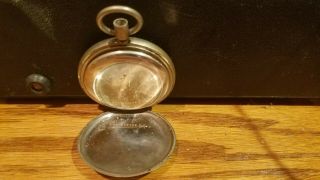 Antique United States Light House Service sz 16 Pocket Watch Case w/Swiss watch 8