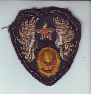 W.  W.  Ii U.  S.  9th Army Air Force Patch