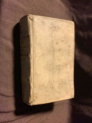 1672 Antique 17th Century Vellum Book - Le Denoüement By Francois Paul Lisola