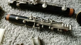 1960 ' s Vintage Buffet Crampon Paris France PROFESSIONAL R13 Bb WOOD Clarinet 5