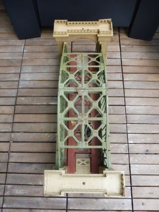 ANTIQUE LIONEL TRAINS HELLSGATE BRIDGE CIRCA 1920 ' S 9