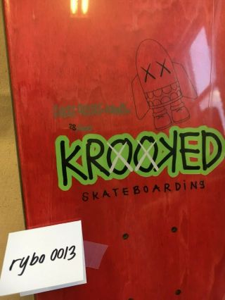 KAWS x KROOKED x MARK GONZALES skateboard deck 28 of 400 Edition EXTREMELY RARE 11